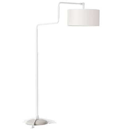 Functionals Swivel Floor vloerlamp wit frame witte kap