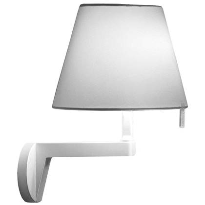 Artemide Melampo wandlamp met schakelaar aluminium