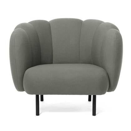 Warm Nordic Cape Lounge fauteuil met stitches Steelcut 160