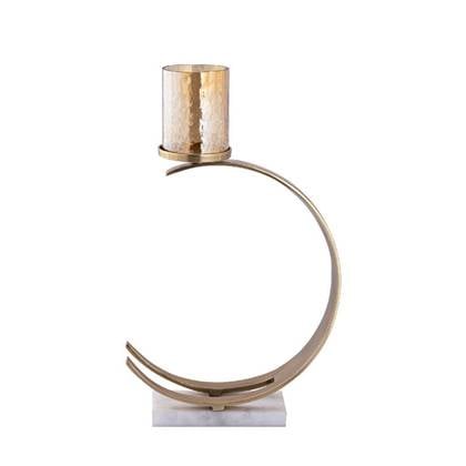 PTMD Kandelaar Cailey - 34x10x53 cm - Aluminium - Goud