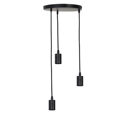Light&Living Hanglamp Pendel Brandon Mat Zwart 117,5 x Ø30