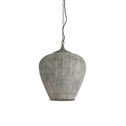 Light & Living Lavello Hanglamp Grijs 43 Cm