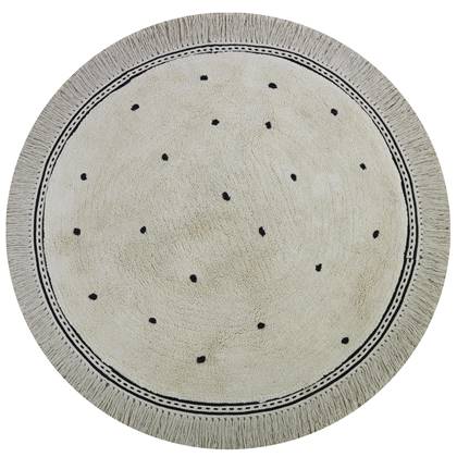 Tapis Petit Anna vloerkleed kindervloerkleed Ø110 cream Beige