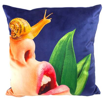 Seletti Toiletpaper kussen 50x50 Snail Multicolor