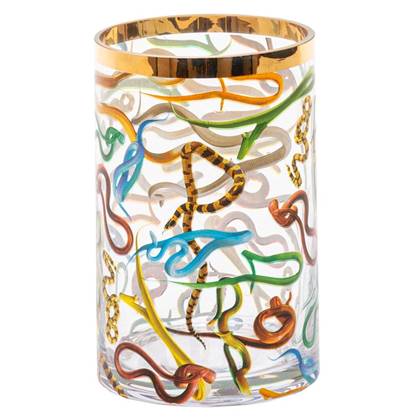 Seletti Toiletpaper Cylindrical vaas small Snakes