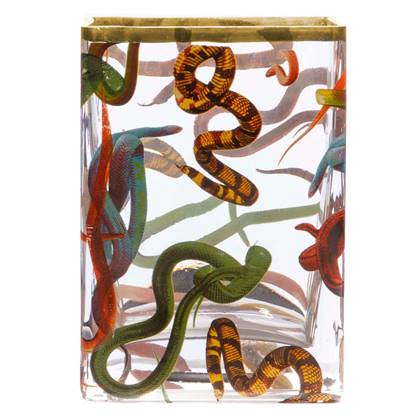 Seletti Toiletpaper vaas small Snakes Multicolor