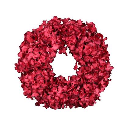 PTMD Kerstkrans Wreath - 50x10x50 cm - Polyester - Roze