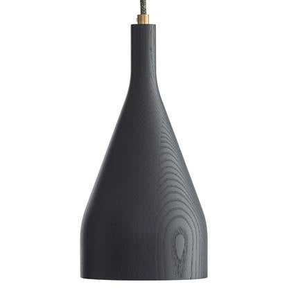 Hollands Licht Timber hanglamp medium Ø10 zwart essen