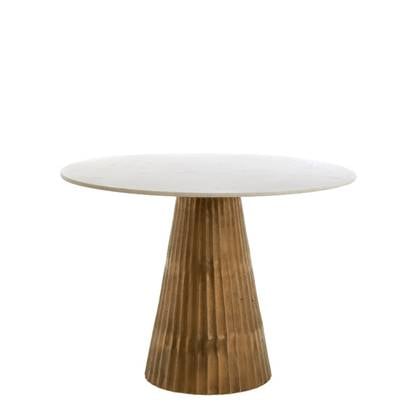 Light & Living - Tafel LEYDA - Ø100x78cm - Wit