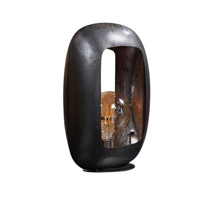 Conor tafellamp XL - zwart nikkel