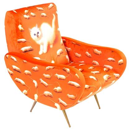 Seletti Toiletpaper Lounge fauteuil Kitten