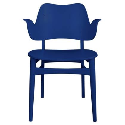 Warm Nordic Gesture stoel donkerblauw gelakt beuken