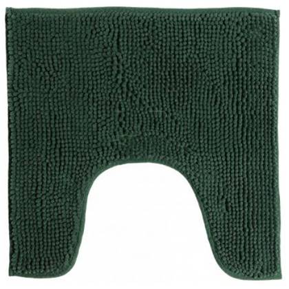 Urban Living WC Badkamerkleedje|badmat tapijt - donker - 49x49cm Groen