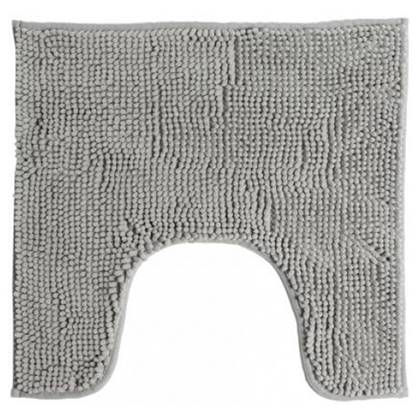 Urban Living WC Badkamerkleedje|badmat tapijt - steen - 49x49cm Grijs