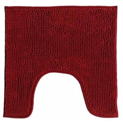 Urban Living WC Badkamerkleedje|badmat tapijt - donker - 49x49cm Rood