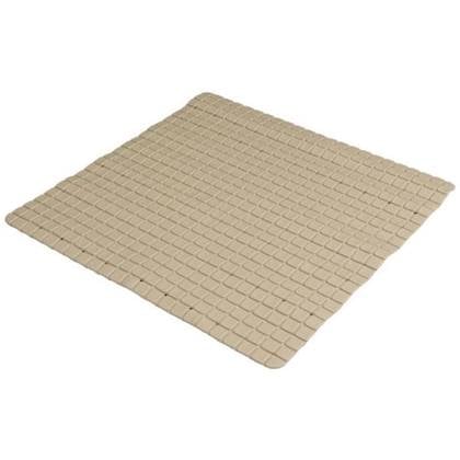 Urban Living Badkamer anti slip mat - rubber - - 55 x 55 cm Beige