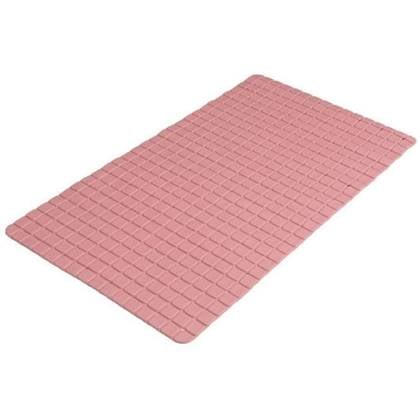 Urban Living Badkamer anti slip mat - rubber - oud - 39x69cm Roze
