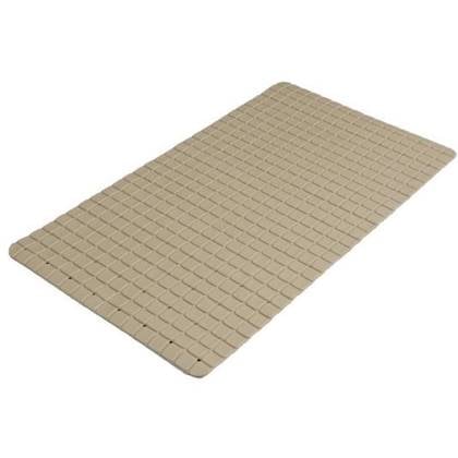 Urban Living Badkamer anti slip mat - rubber - - 39x69cm Beige