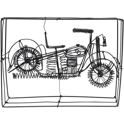 Kare Design Decofiguur Wire Harley Bike 32cm