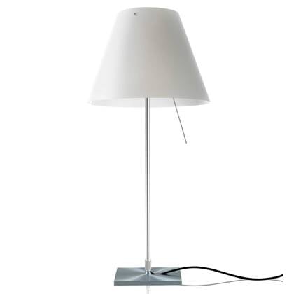 Luceplan Costanzina tafellamp aluminium|wit