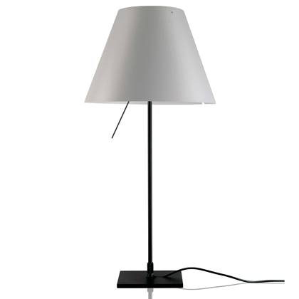 Luceplan Costanzina tafellamp zwart|Mistic White