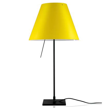 Luceplan Costanzina tafellamp zwart|Smart Yellow
