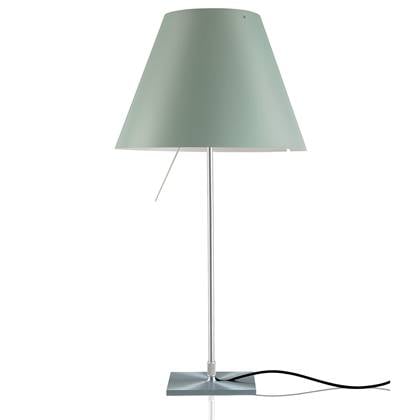 Luceplan Costanza tafellamp vast met uitschakelaar aluminium|Comfort