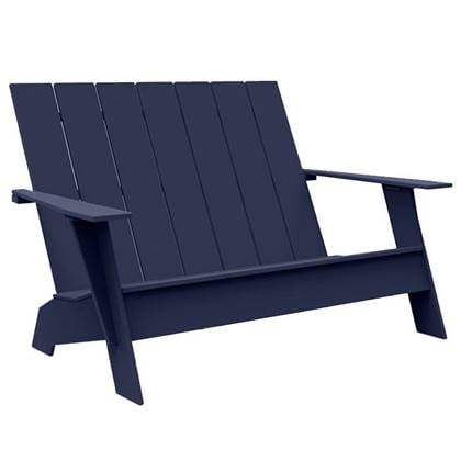 Loll Designs Adirondack 2-zits tuinbank navy blue