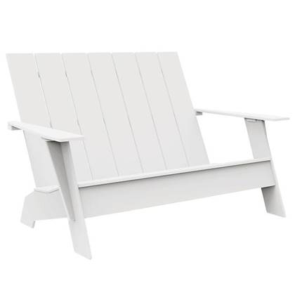 Loll Designs Adirondack 2-zits tuinbank cloud white