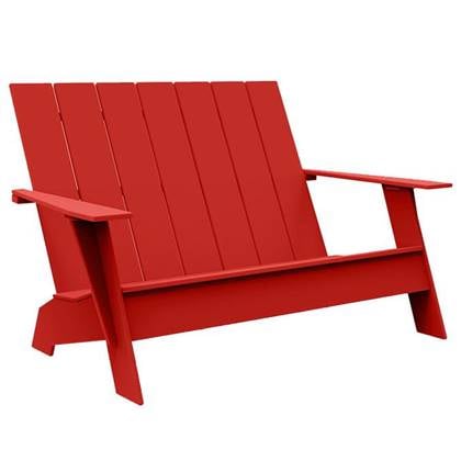 Loll Designs Adirondack 2-zits tuinbank apple red