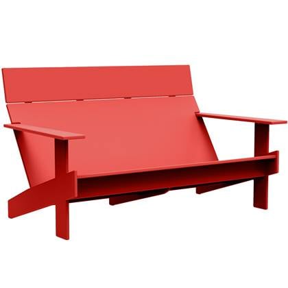 Loll Designs Lollygagger sofa 2-zits tuinbank apple red