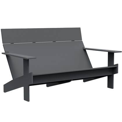 Loll Designs Lollygagger sofa 2-zits tuinbank chargoal grey