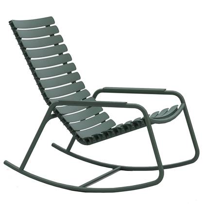 Houe ReClips schommelstoel met armleuningen groen