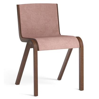 Audo Copenhagen Ready eetkamerstoel rood eiken, gestoffeerd Canvas 2