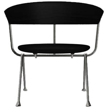 Magis Officina fauteuil zink|zwart beuken