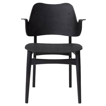Warm Nordic Gesture stoel zwart gelakt beuken