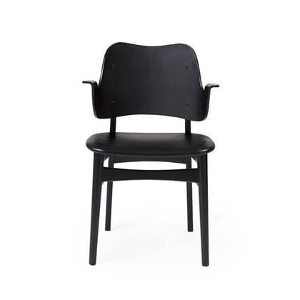 Warm Nordic Gesture stoel zitting gestoffeerd Prescott 207 zwart