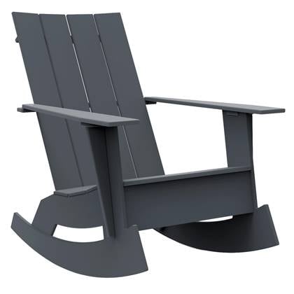 Loll Designs Adirondack schommelstoel chargoal grey