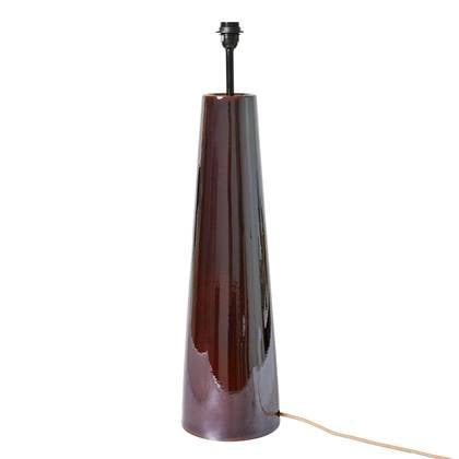 HKliving Cone Lampenvoet XL Glossy Brown