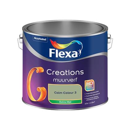 Flexa Creations - Muurverf Extra Mat - Calm Colour 3 - 2.5L
