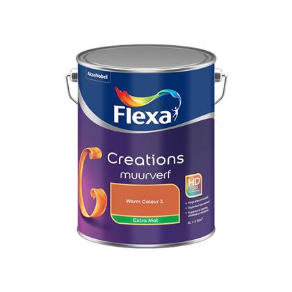 Flexa Creations - Muurverf Extra Mat - Warm Colour 1 - 5L