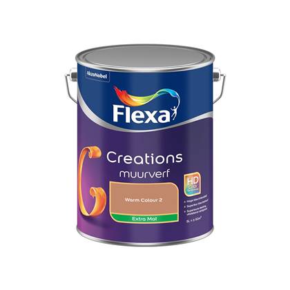 Flexa Creations - Muurverf Extra Mat - Warm Colour 2 - 5L