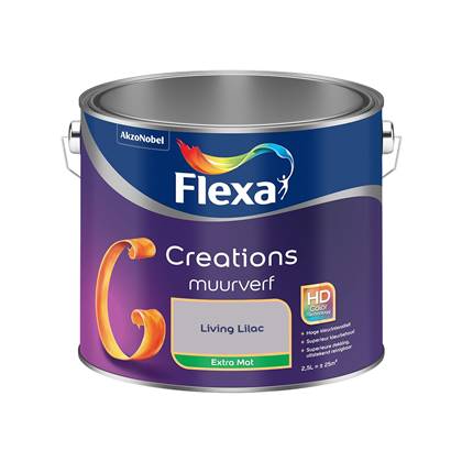 Flexa Creations - Muurverf Extra Mat - Living Lilac - 2.5L