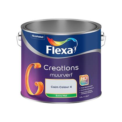 Flexa Creations - Muurverf Extra Mat - Calm Colour 4 - 2.5L