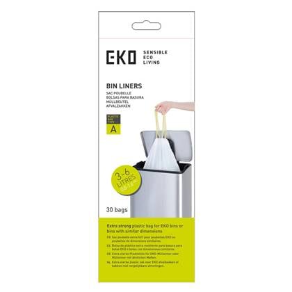 EKO - Afvalzakken 3-6 liter (A) Wit