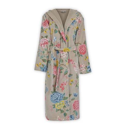 Pip Studio Good Evening Badjas - Khaki - M Bruin