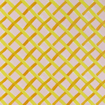 Petite Friture Croisillon by Les Crafties behang Orange