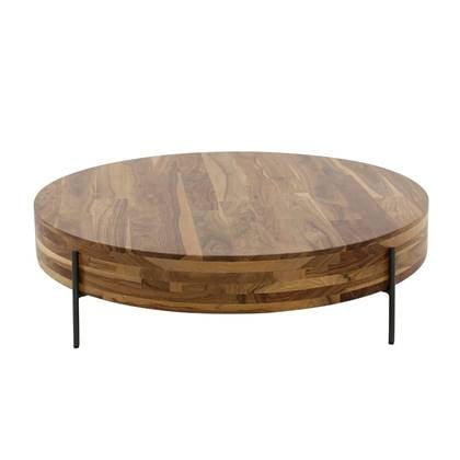 Fraaai Dimitry salontafel ⌀120 cm notenhout