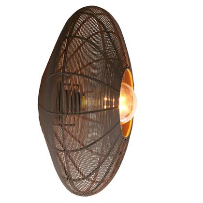 Light & Living - Bahoto plafondlamp Ø40 cm - mat donker Bruin