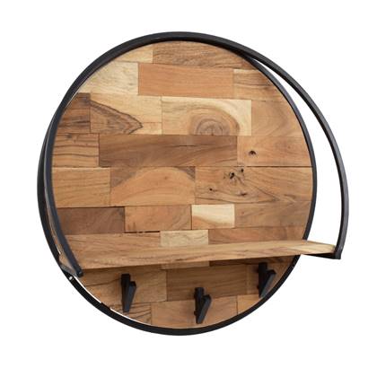 DS4U® ralf stoel - woody eetkamerstoel - kunststof kuipstoel - designstoel - grijs - set van 4
